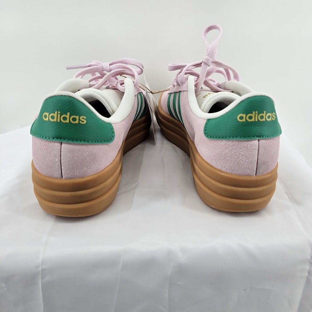 NIB Women's ADIDAS VL Court Bold Platform Sneaker JP6916 Pink/Green Size 6 - Picture 6 of 9